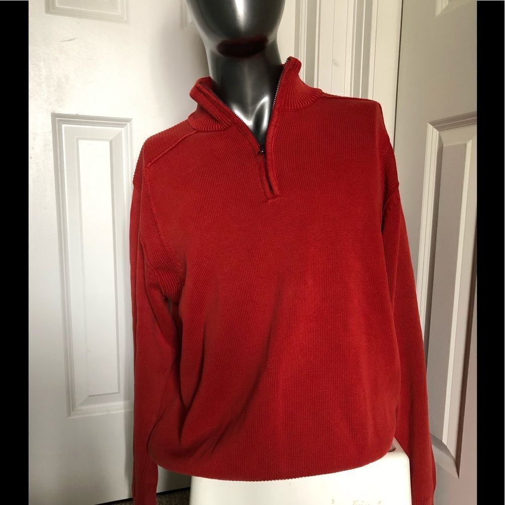 Beautiful dark orange sweater by F/X Fusion